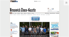 Desktop Screenshot of brunswicktimes-gazette.com
